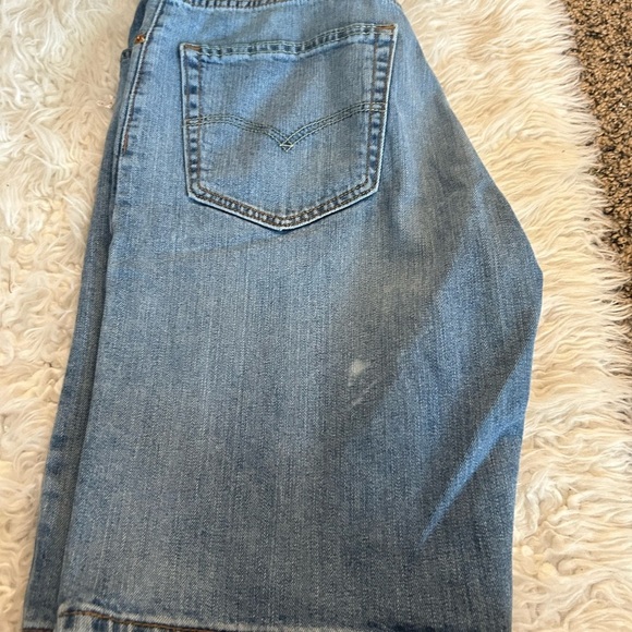 Levi’s‎ 569 shorts relaxed 30x10 denim acid distressed white spot S1 - Picture 4 of 8